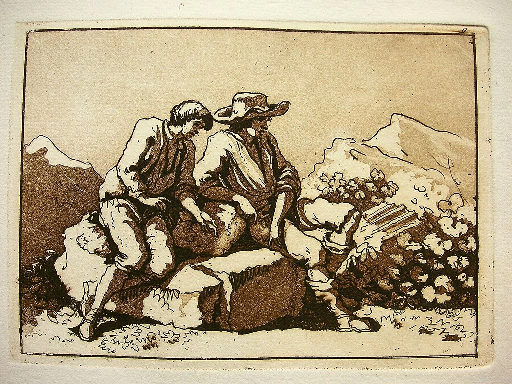 Da 'Costumi romani', i due fratelli